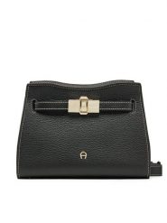 Aigner Torebka 132961 Czarny. Czarne listonoszki Aigner, bez wzorów, ze skóry, bez dodatków. Za 2,449.00 zł.