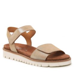 Sandały Ara. Brązowe sandały Ara, bez wzorów, bez obcasa, na płaskiej podeszwie, bez zapięcia. Za 339.99 zł.