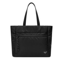 Torebka Roxy. Czarne shopper Roxy, bez wzorów, bez dodatków. Za 169.99 zł.