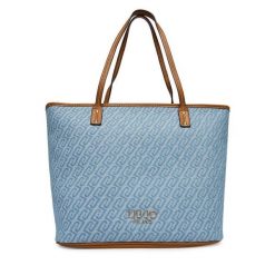 Torebka Liu Jo. Niebieskie shopper Liu Jo, bez wzorów, bez dodatków. Za 599.99 zł.