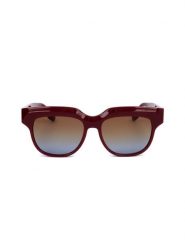 Victoria Beckham Damskie okulary przeciwsłoneczne w kolorze bordowo-brązowo-niebieskim rozmiar: 54. Brązowe okulary przeciwsłoneczne Victoria Beckham, bez wzorów, z tworzywa sztucznego. Za 297.97 zł.