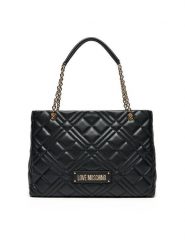 LOVE MOSCHINO Torebka JC4145PP1MLA0000 Czarny. Czarne torebki klasyczne Love Moschino, bez wzorów, ze skóry, bez dodatków. Za 499.99 zł.