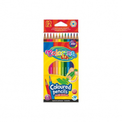 Kredki ołówkowe Colorino - 12 kolorów. Kredki do oczu Patio. Za 15.99 zł.