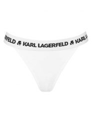 KARL LAGERFELD Figi brazylijskie A1W47011 Biały. Białe figi KARL LAGERFELD, xl, bez wzorów, z lyocellu. Za 129.99 zł.