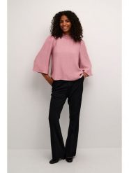 Kaffe Bluzka w kolorze jasnoróżowym rozmiar: 38. Różowe bluzki Kaffe, bez wzorów, bez kołnierzyka, bez ramiączek. Za 83.22 zł.