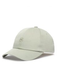 BOSS Czapka z daszkiem Ari B Icon 50567665 Zielony ciemny. Zielone czapki Boss, bez wzorów, z bawełny. Za 169.99 zł.