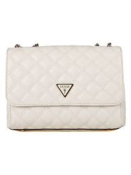 Guess Torebka w kolorze białym - 25 x 18 x 8 cm rozmiar: onesize. Białe torby na ramię Guess, z aplikacjami, z materiału, na ramię, pikowane, bez dodatków. Za 456.95 zł.