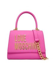 LOVE MOSCHINO Torebka JC4024PP1OKD0604 Różowy. Czerwone torebki klasyczne Love Moschino, bez wzorów, ze skóry, bez dodatków. Za 1,009.00 zł.