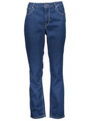 Pepe Jeans Dżinsy - Tapered fit - w kolorze niebieskim rozmiar: W26/L30. Niebieskie jeansy Pepe Jeans, l, z aplikacjami, z podwyższonym stanem. Za 195.95 zł.