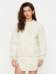 Lacoste Bluza SF2686 Beżowy Oversize. Brązowe bluzy Lacoste, bez wzorów, z bawełny, bez kaptura. Za 429.99 zł.
