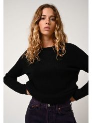 AUTHENTIC CASHMERE Kaszmirowy sweter "Daria" w kolorze czarnym rozmiar: S. Czarne swetry AUTHENTIC CASHMERE, s, bez wzorów, z kaszmiru, bez ramiączek. Za 281.76 zł.