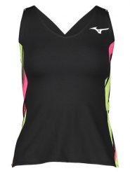 Mizuno Top funkcyjny w kolorze różowo-czarno-zielonym rozmiar: XS. Czarne koszulki sportowe Mizuno, bez wzorów, z materiału, bez ramiączek. Za 97.95 zł.