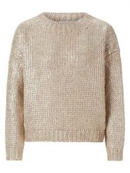 Rich & Royal Sweter w kolorze beżowym rozmiar: S. Brązowe swetry Rich & Royal, s, bez wzorów, z wełny, bez ramiączek. Za 325.95 zł.
