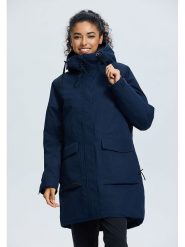 Icepeak Parka "Alpena" w kolorze granatowym rozmiar: 36. Niebieskie parki Icepeak, m, z materiału, bez kaptura. Za 371.59 zł.