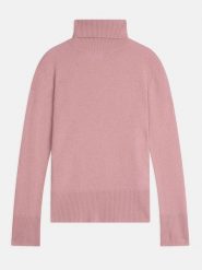 Perfect Cashmere Kaszmirowy golf "Tracy" w kolorze szaroróżowym rozmiar: S. Różowe golfy Perfect Cashmere, s, bez wzorów, z kaszmiru, bez ramiączek. Za 413.99 zł.