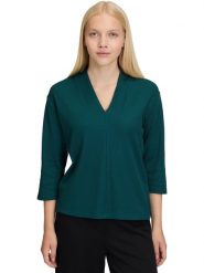 BETTY & CO Bluzka w kolorze niebiesko-zielonym rozmiar: L. Niebieskie bluzki Betty & Co, l, bez wzorów, bez kołnierzyka, bez ramiączek. Za 95.95 zł.