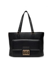 LOVE MOSCHINO Torebka JC4087PP1NLI0000 Czarny. Czarne torebki klasyczne Love Moschino, bez wzorów, ze skóry, bez dodatków. Za 1,019.00 zł.