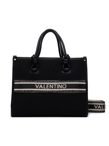 Valentino Torebka Winter Aella VBSABG04 Czarny. Czarne torebki klasyczne Valentino, bez wzorów, ze skóry, bez dodatków. Za 619.99 zł.