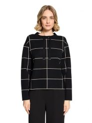 Betty Barclay Sweter w kolorze czarnym rozmiar: 48. Czarne swetry Betty Barclay, bez wzorów, bez ramiączek. Za 239.95 zł.