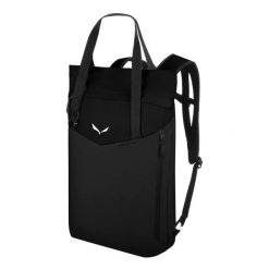 Torba na ramię Salewa Fanes. Czarne torby na laptopa Salewa, bez wzorów, z materiału, na ramię. Za 459.50 zł.