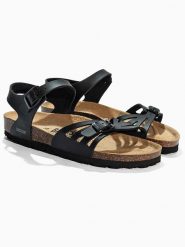 BACKSUN Sandały "Rio" w kolorze czarnym rozmiar: 40. Czarne sandały Backsun, bez wzorów, klasyczne, z otwartym noskiem, bez obcasa, bez zapięcia. Za 134.95 zł.