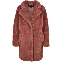 Parka dla kobiet Urban Classic oversized sherpa. Czerwone parki Urban Classics, na zimę, bez kaptura. Za 323.55 zł.