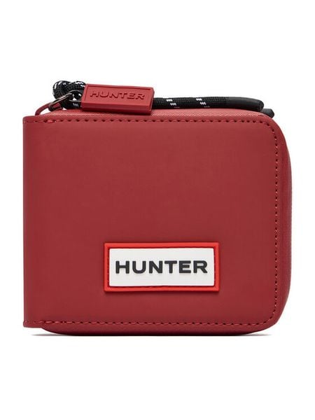 Hunter Portfel CWBEO-HTR-U1-006-SS26 Czerwony. Czerwone portfele Hunter, bez wzorów, ze skóry. Za 59.99 zł.