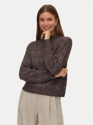Vero Moda Golf Virgo 10331875 Brązowy Regular Fit. Brązowe golfy Vero Moda, s, bez wzorów, z syntetyku, bez ramiączek. Za 179.99 zł.