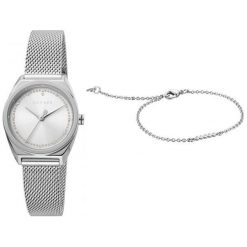 Esprit Slice Dot Silver Mesh SET ES1L100M0055. Szare zegarki Esprit, srebrne. W wyprzedaży za 343.00 zł.