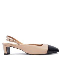 Sandały ALOHAS. Brązowe sandały ALOHAS, bez wzorów, bez obcasa, na słupku, bez zapięcia. Za 399.99 zł.