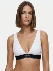 Calvin Klein Underwear Biustonosz braletka LV00QF8703 Biały. Białe biustonosze Calvin Klein Underwear, bez wzorów, z syntetyku. Za 169.99 zł.