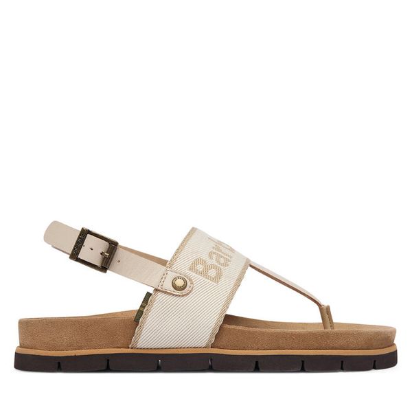 Sandały Barbour. Brązowe sandały Barbour, bez wzorów, bez obcasa, na płaskiej podeszwie, bez zapięcia. Za 659.99 zł.