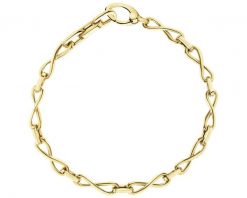 Złota bransoletka - nieskończoności. Żółte bransoletki Apart, złote. Za 4,399.00 zł.