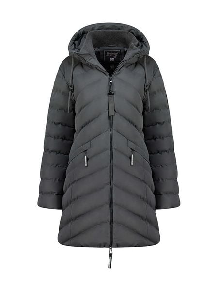 Geographical Norway Parka "Clarisal" w kolorze ciemnoszarym rozmiar: S. Szare parki Geographical Norway, s, bez kaptura. Za 262.29 zł.