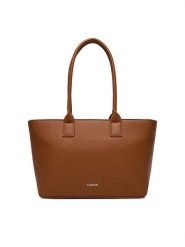 Lasocki Torebka C-LSK-X-005-08 Brązowy. Brązowe shopper Lasocki, bez wzorów, z materiału, bez dodatków. Za 189.99 zł.