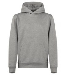 Clique Basic Active Hoody Junior — bluza junior z kapturem z barwionego włóknem. Szare bluzy sportowe CLIQUE, m, bez wzorów, z włókna, z kapturem. Za 144.85 zł.