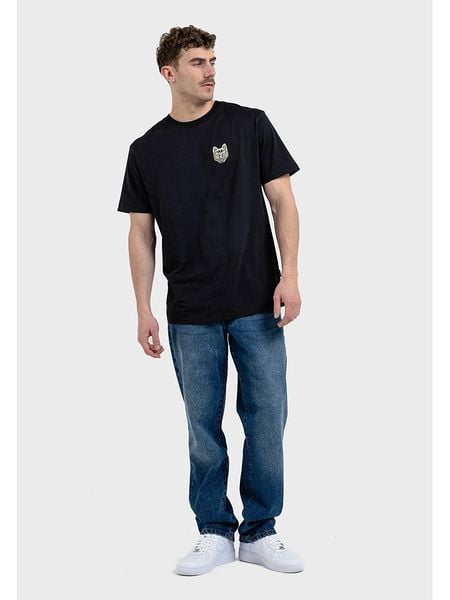 OLDSKULL Koszulka w kolorze czarnym rozmiar: M. Czarne bluzki OLDSKULL, m, bez wzorów, z bawełny, bez kołnierzyka, bez ramiączek. Za 74.99 zł.