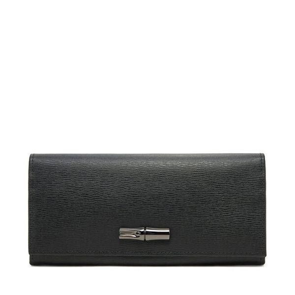 Portfel Longchamp. Czarne portfele Longchamp, bez wzorów. Za 2,609.00 zł.