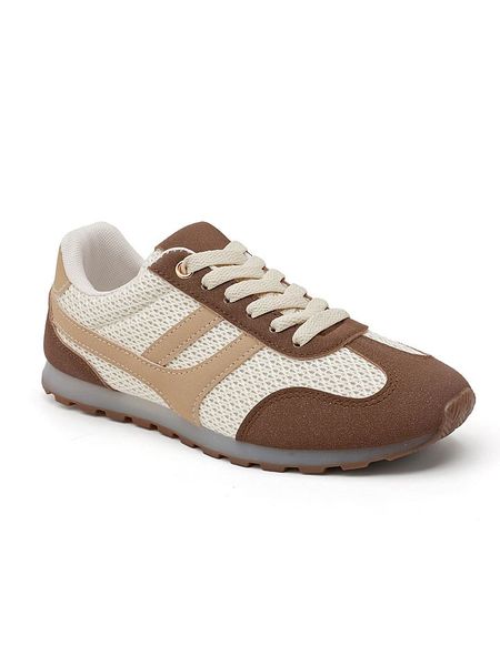 Sixth Sens Sneakersy w kolorze beżowo-brązowo-kremowym rozmiar: 36. Brązowe trampki Sixth Sens, bez wzorów, bez zapięcia. Za 109.95 zł.