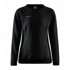 Bluza damska Craft core soul crew. Czarne bluzy Craft, na zimę, bez wzorów, bez kaptura. Za 253.35 zł.