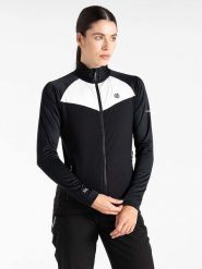 Dare 2b Kurtka funkcyjna "Elation III Core Stretch" w kolorze czarno-białym rozmiar: 40. Białe kurtki sportowe Dare 2b, bez wzorów, z materiału, bez kaptura, outdoorowe. Za 109.78 zł.