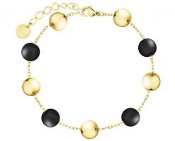 Bransoletka ze stali szlachetnej - kulki. Bransoletki Elixa, ze stali. Za 199.00 zł.