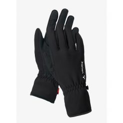 Rękawiczki polarowe Vaude Basodino Gloves III. Czarne rękawiczki Vaude, bez wzorów, z polaru, sportowe. Za 104.99 zł.