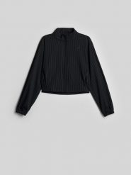 4F Bluza dresowa relaxed bez kaptura damska - czarna XL. Czarne bluzy 4f, xl, bez wzorów, z dresówki, bez kaptura. Za 199.99 zł.