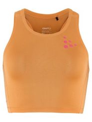 Craft Top sportowy "Pro Hypervent" w kolorze pomarańczowym rozmiar: S. Pomarańczowe koszulki sportowe Craft, bez wzorów, z poliamidu, bez ramiączek, outdoorowe. Za 92.64 zł.