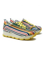 Goby Skórzane sneakersy ze wzorem rozmiar: 38. Trampki Goby, bez wzorów, bez zapięcia. Za 242.13 zł.