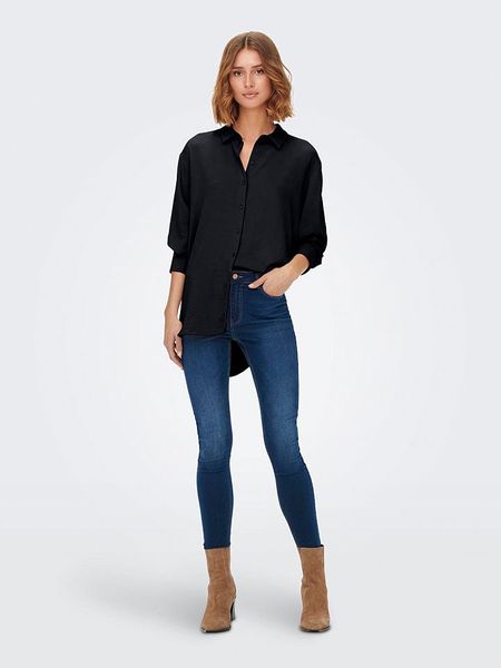 JDY Koszula "Kenta" w kolorze czarnym rozmiar: S. Czarne koszule JDY, s, bez wzorów, bez kołnierzyka, bez ramiączek. Za 61.31 zł.