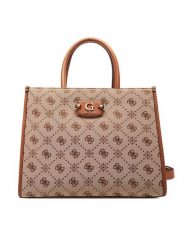 Guess Torebka Neda HWJP96 54220 Beżowy. Brązowe torebki klasyczne Guess, z aplikacjami, z materiału, bez dodatków. Za 719.99 zł.