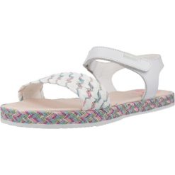 Sandały PABLOSKY 449700P Biały. Białe sandały PABLOSKY, bez wzorów, ze skóry, sportowe, bez obcasa, bez zapięcia. Za 288.99 zł.