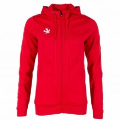 Damska bluza dresowa zapinana na zamek z kapturem Reece Australia Cleve TTS. Czerwone bluzy REECE, s, bez wzorów, z dresówki, z kapturem. Za 280.50 zł.